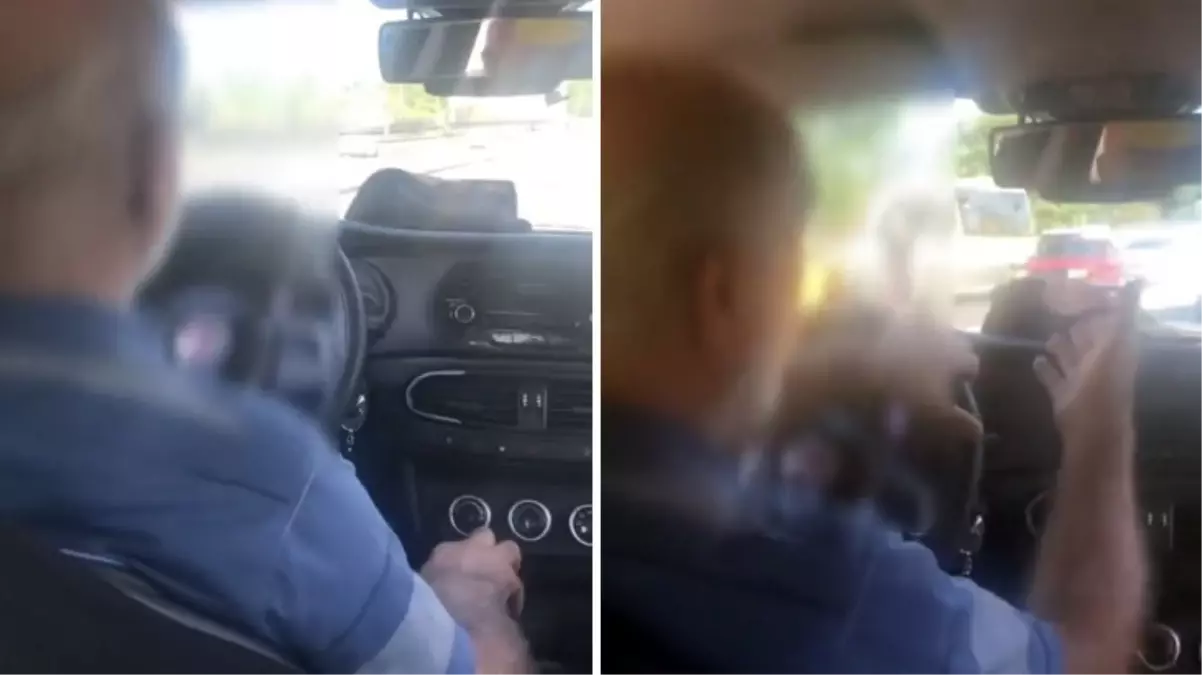 Taksici ile yolcu arasında tartışma: Polisin dur ihtarına uymadı