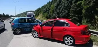 Körfez'de TEM Otoyolu'nda kaza: 2 yaralı