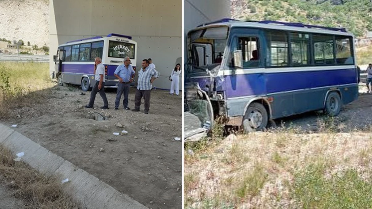 Amasya\'da Minibüs ve Otomobil Çarpıştı: 1 Bebek, 2 Çocuk, 21 Yaralı