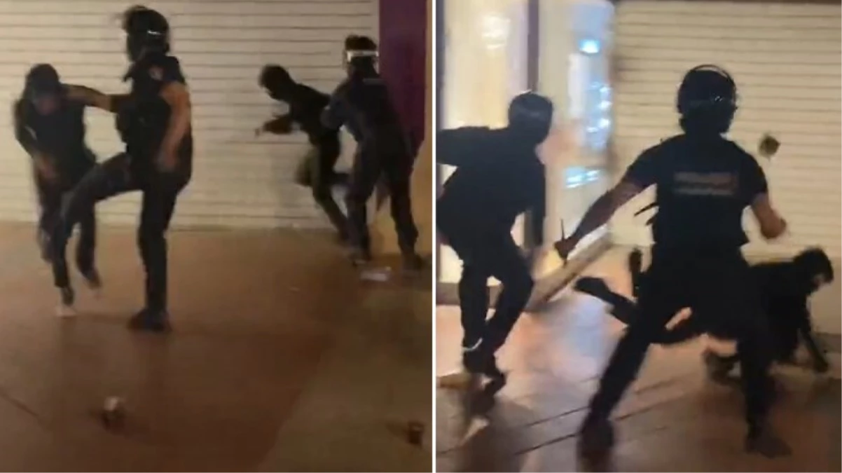 Fransa\'da kaos hakim! Kalabalık grup mağazaları yağmalarken polise yakalandı: 121 kişi gözaltında