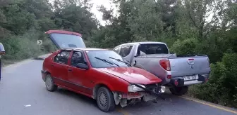 Taraklı'da Pikap ile Otomobil Çarpıştı: 1 Yaralı