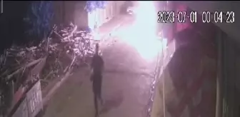 Besni'de Tartıştığı Babasının Evi ve Otomobilini Ateşe Veren Şahıs Tutuklandı