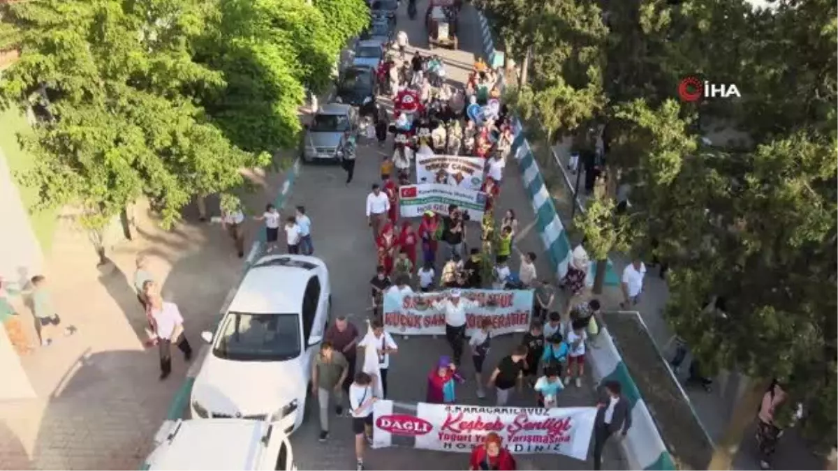 Tekirdağ\'da Geleneksel Keşkek Şenliği Renkli Görüntüler Oluşturdu