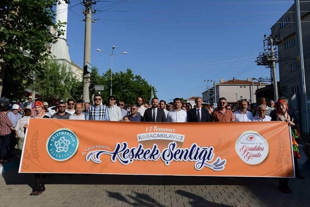 Süleymanpaşa\'da 4. Karacakılavuz Keşkek Şenliği Başladı