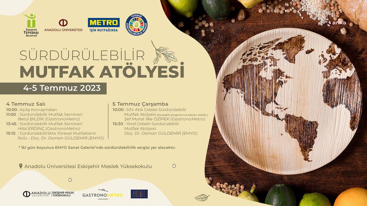 Tepebaşı Belediyesi Öncülüğünde \'Sürdürülebilir Mutfak Atölyesi\' Düzenlenecek