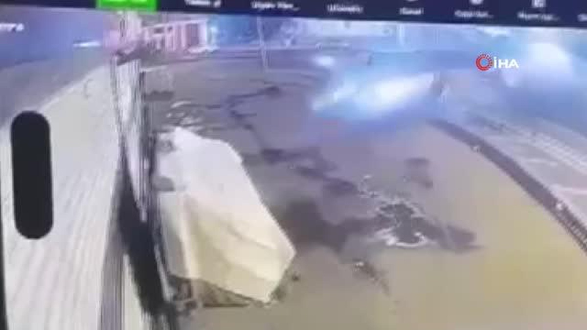 1 kişinin öldüğü, 6 kişinin yaralandığı feci kazanın görüntüleri ortaya çıktı