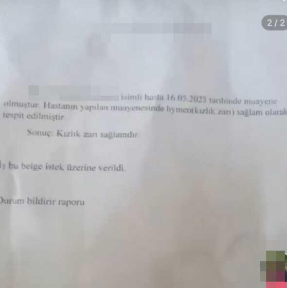 Bakirelik testine girdiğini iddia eden genç kız bir de sonucu paylaştı! Tepki üstüne tepki yağıyor