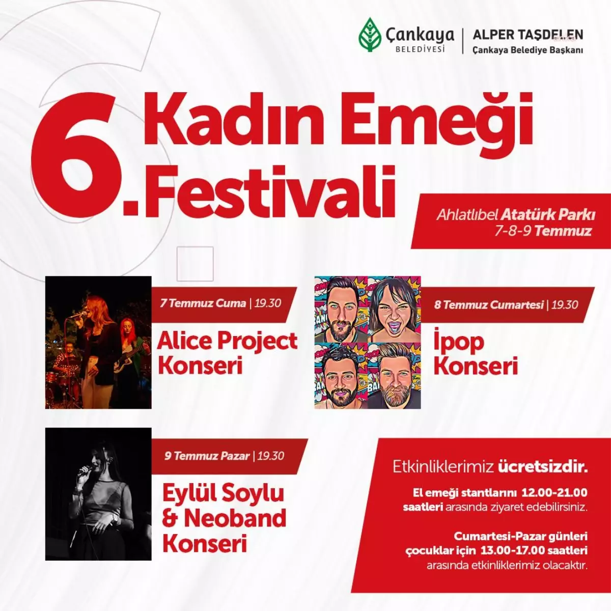 Çankaya Belediyesi Kadın Emeği Festivali Başlıyor