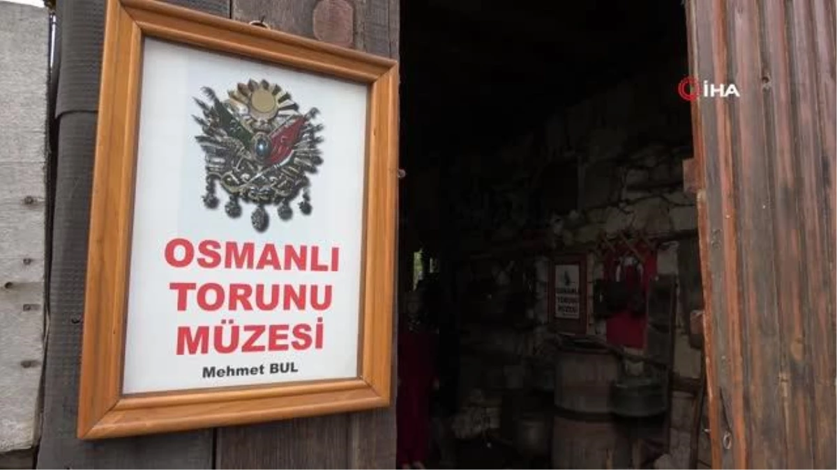 Tarım aletlerinden oluşan \'Osmanlı Torunu Köy Müzesi\' ile tarihe yolculuk