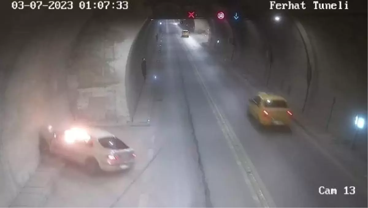 Amasya Ferhat Tüneli'nde Kaza: Bir Kişi Yaralandı