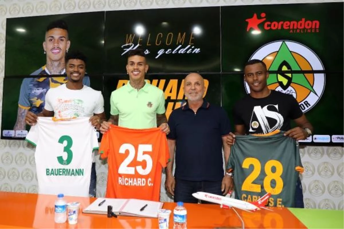 Corendon Alanyaspor, Brezilyalı 3 oyuncuyla sözleşme imzaladı