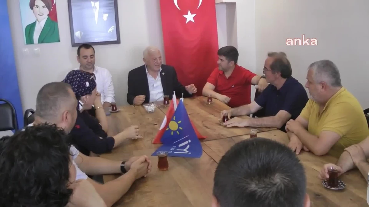 CHP Düzce Milletvekili Talih Özcan, İYİ Parti Akçakoca İlçe Başkanlığı\'nı ziyaret etti