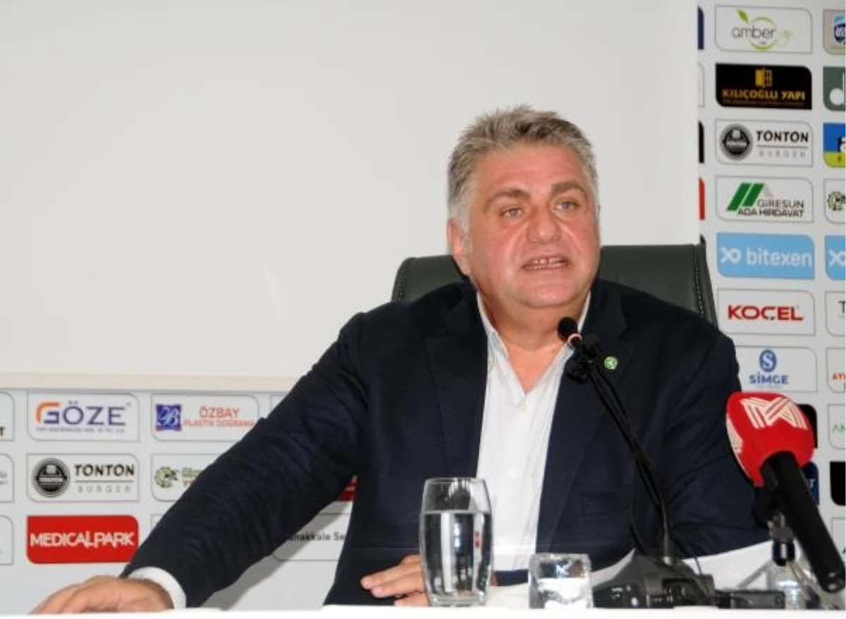 Giresunspor Başkanı Nahid Yamak: Genç bir kadroyla kurtuluş savaşı vereceğiz