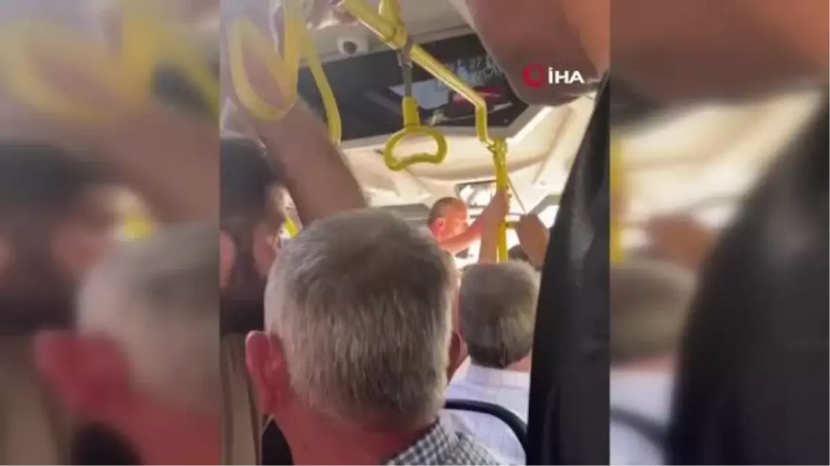 İETT şoförü ile yolcuların tartışması kamerada: Orta kapıdan binen yolcuya kızıp herkesi indirmek istedi