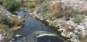 Tahtalı Çayı'na Dökülen Çöp ve Molozlar Kötü Kokuya Neden Oluyor
