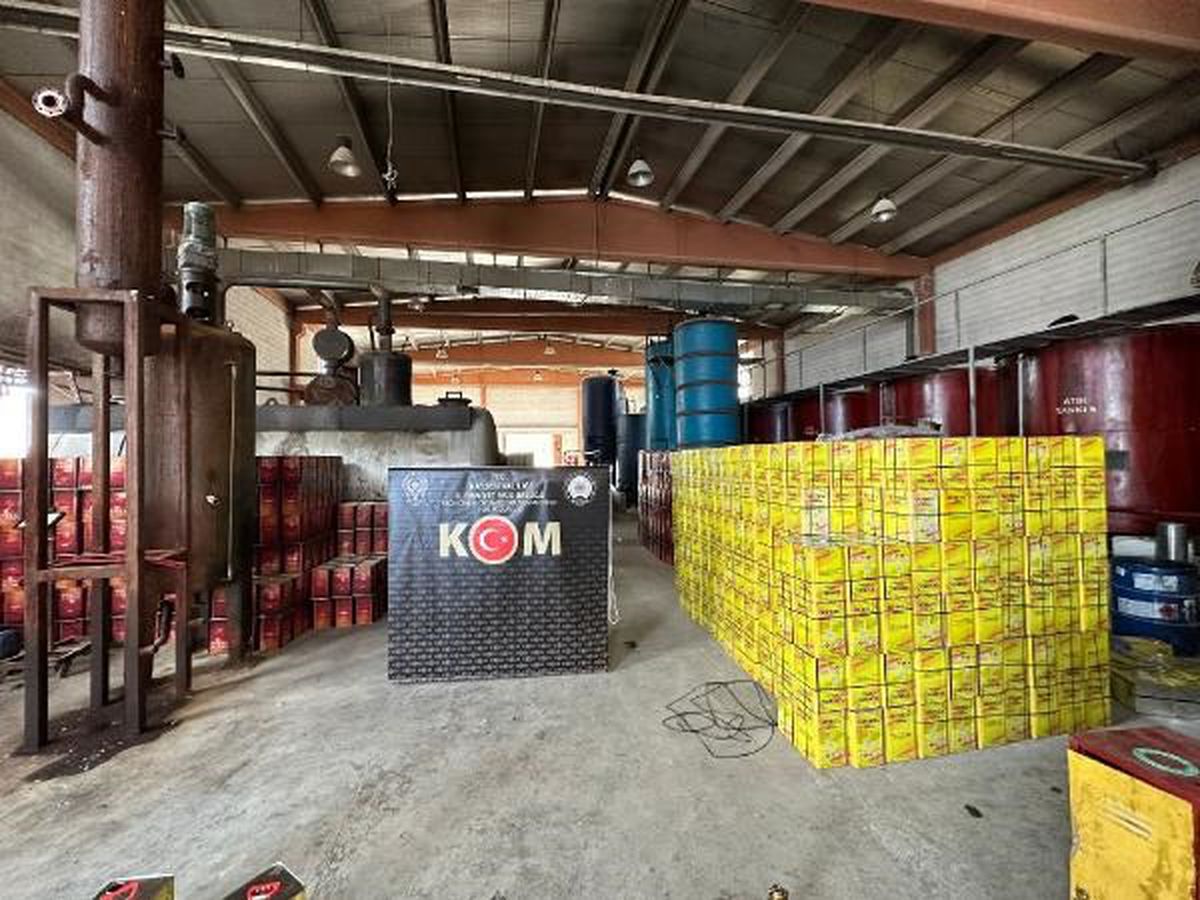 Kaçak akaryakıt operasyonunda 250 ton kaçak akaryakıt ele geçirildi