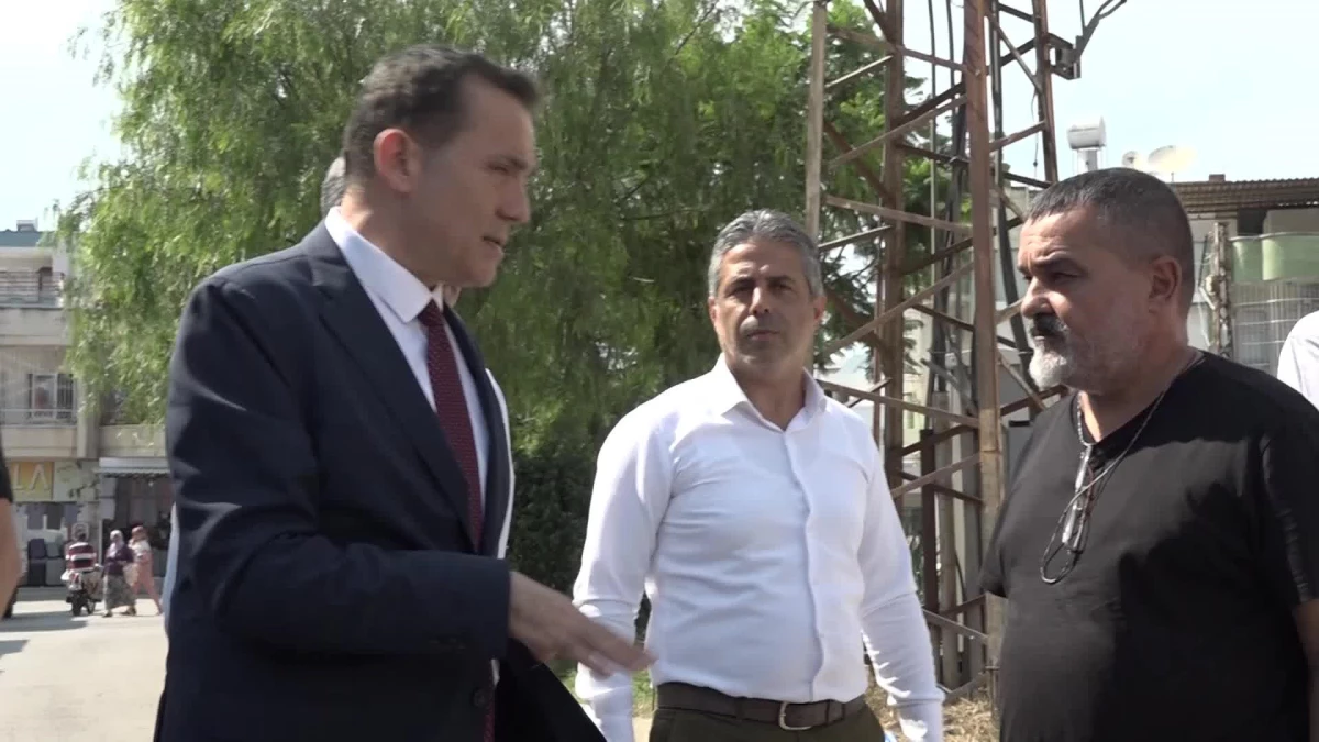 Mersin Yenişehir Belediye Başkanı Abdullah Özyiğit, Eğriçam Mahallesi\'ni ziyaret etti