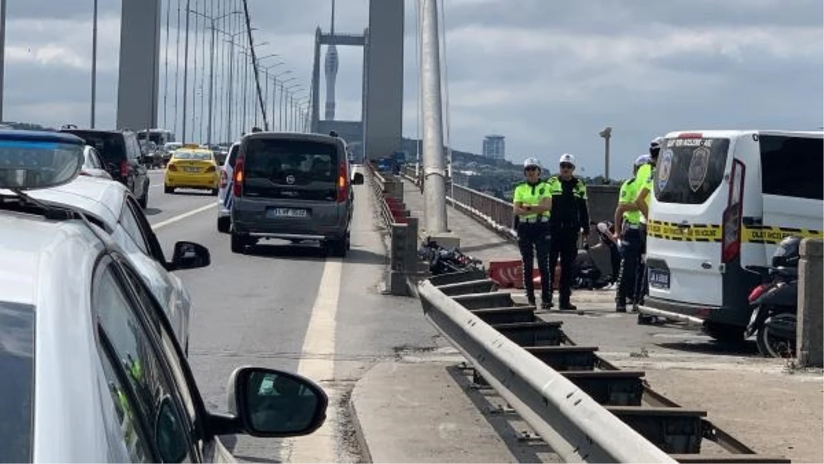 15 Temmuz Şehitler Köprüsü\'nde Motosiklet Kazası: Sürücü Hayatını Kaybetti