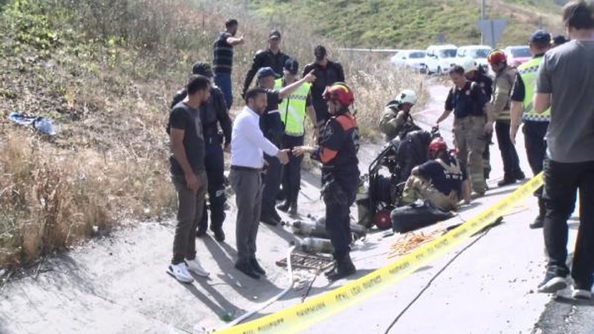 Arnavutköy\'de Su Kuyusunda Mahsur Kalan Yaşlı Adam Kurtarıldı