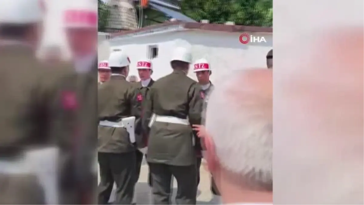 Kalp krizi sonucu hayatını kaybeden asker, törenle toprağa verildi