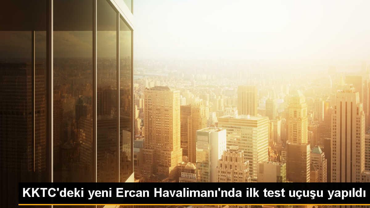 KKTC\'nin yeni havalimanında ilk test uçuşu gerçekleştirildi