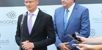 Macaristan Dışişleri Bakanı, Sırp Cumhuriyeti Başkanı Dodik'i Destekledi