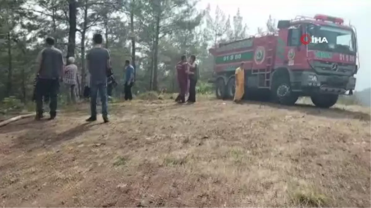 Osmaniye'de orman yangını: Ekipler havadan ve karadan müdahale ediyor