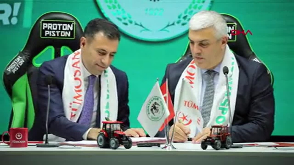 TÜMOSAN, KONYASPOR\'A SPONSOR OLDU