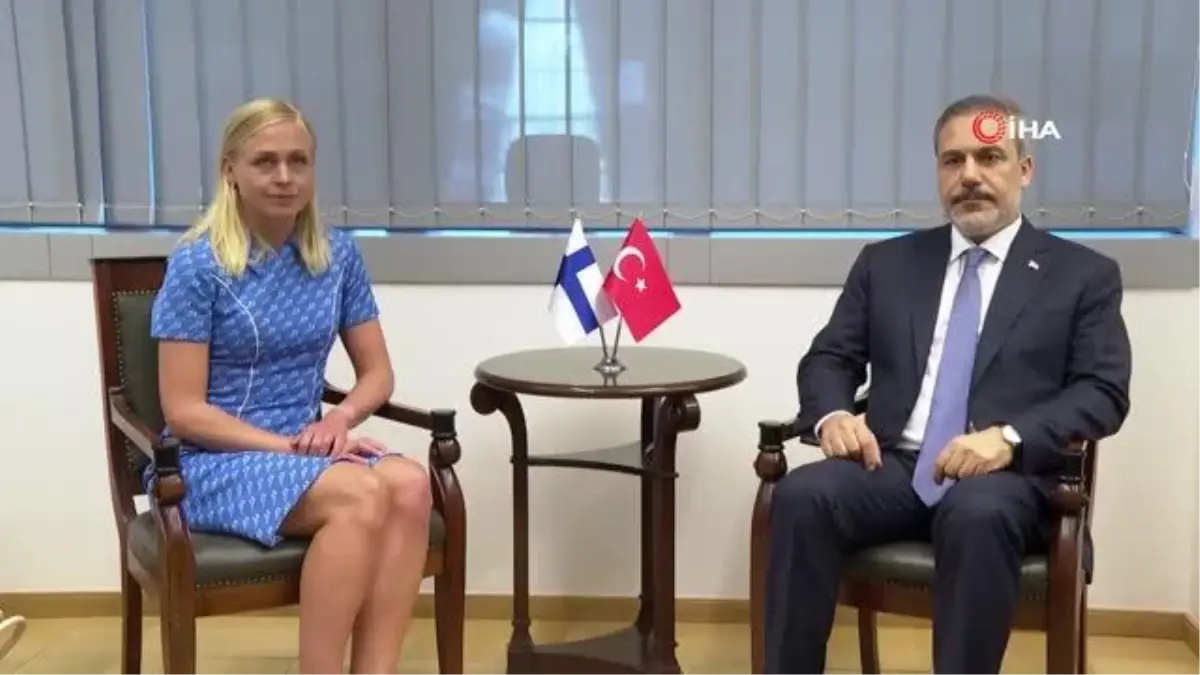 Dışişleri Bakanı Fidan, Finlandiyalı mevkidaşı Valtonen ile görüştü