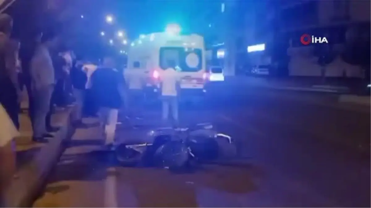 Otomobil ile motosiklet çarpıştı: 1 yaralı