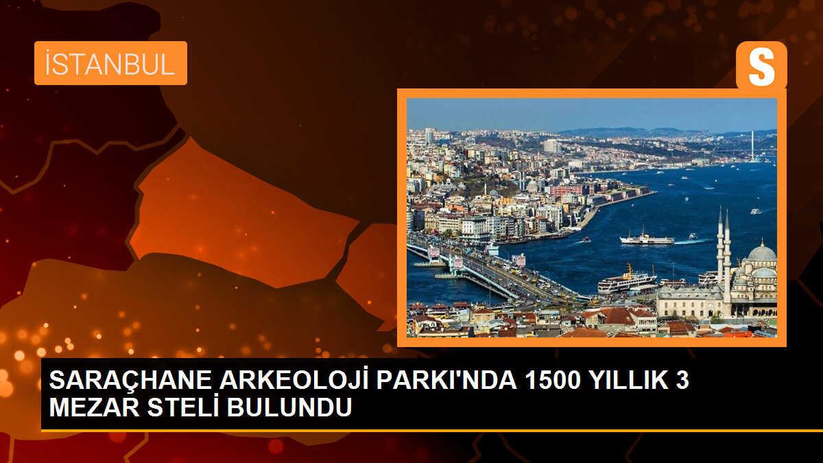 SARAÇHANE Arkeoloji Parkı\'nda Kazılar Sonucunda Mezar Steli Parçaları Bulundu