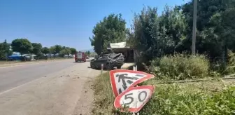 Erbaa'da takla atan cipte 3 kişi yaralandı
