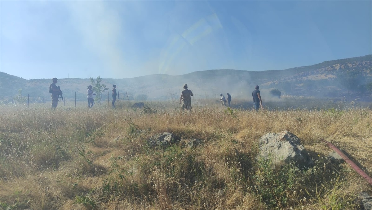 Tunceli\'de otluk alanda çıkan yangın söndürüldü