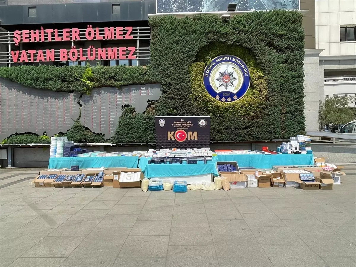 İstanbul'da Sahte İlaç Operasyonu: 2 Şüpheli Adliyeye Sevk Edildi