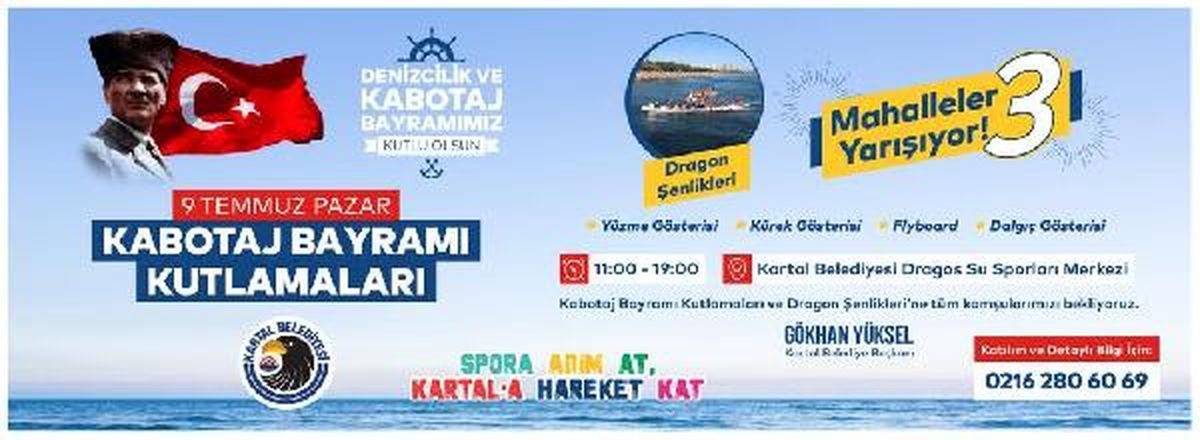 Kartal\'da Denizcilik ve Kabotaj Bayramı Kutlamaları