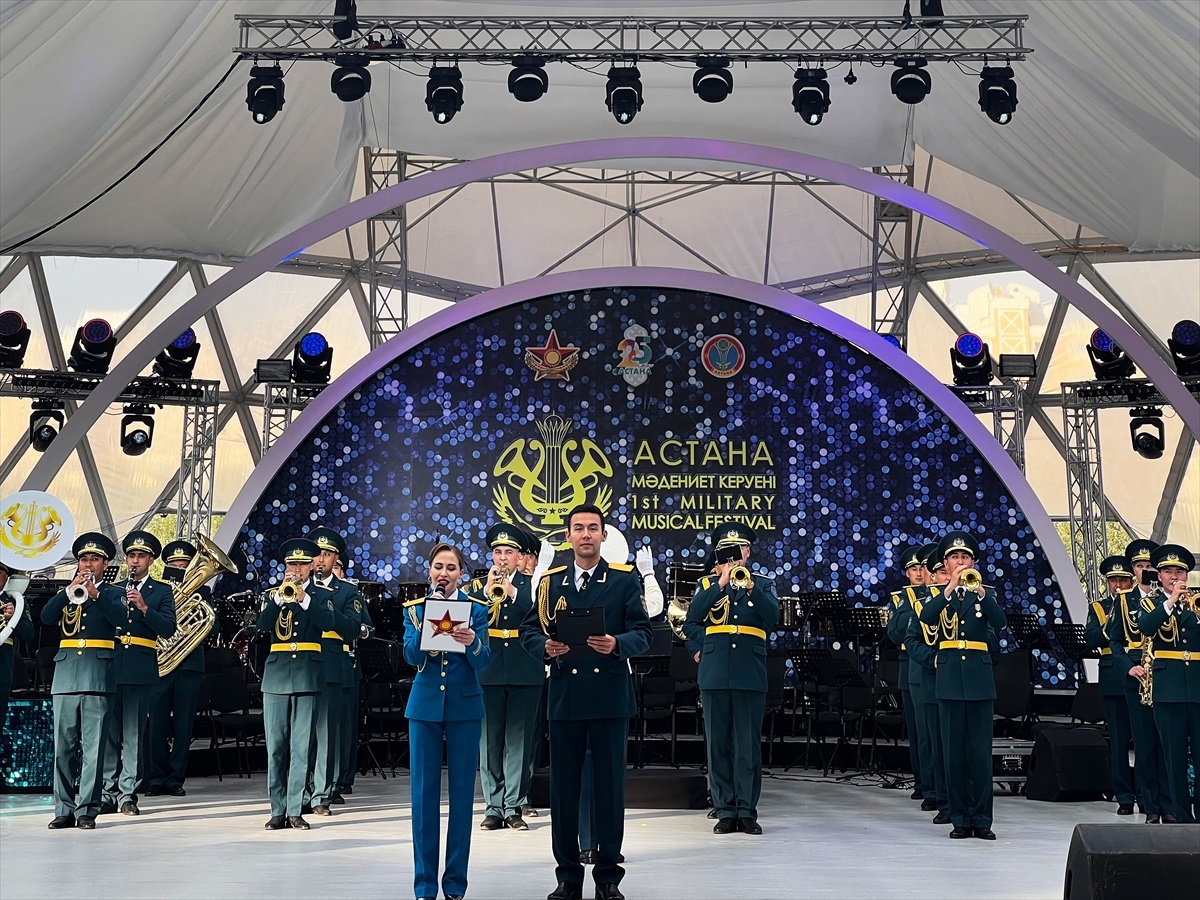 Kazakistan\'da Uluslararası Askeri Bandoların Festivali düzenlendi