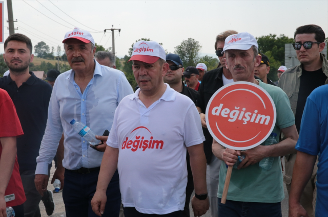 Kılıçdaroğlu'na karşı Ankara'ya yürüyüşe çıkan Tanju Özcan'dan Ekrem İmamoğlu'na çağrı: Açık açık 'Ben varım' demeli