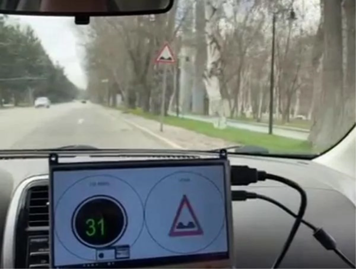 Atatürk Üniversitesi öğrencileri tarafından geliştirilen yapay zeka destekli sürücü uyarı sistemi