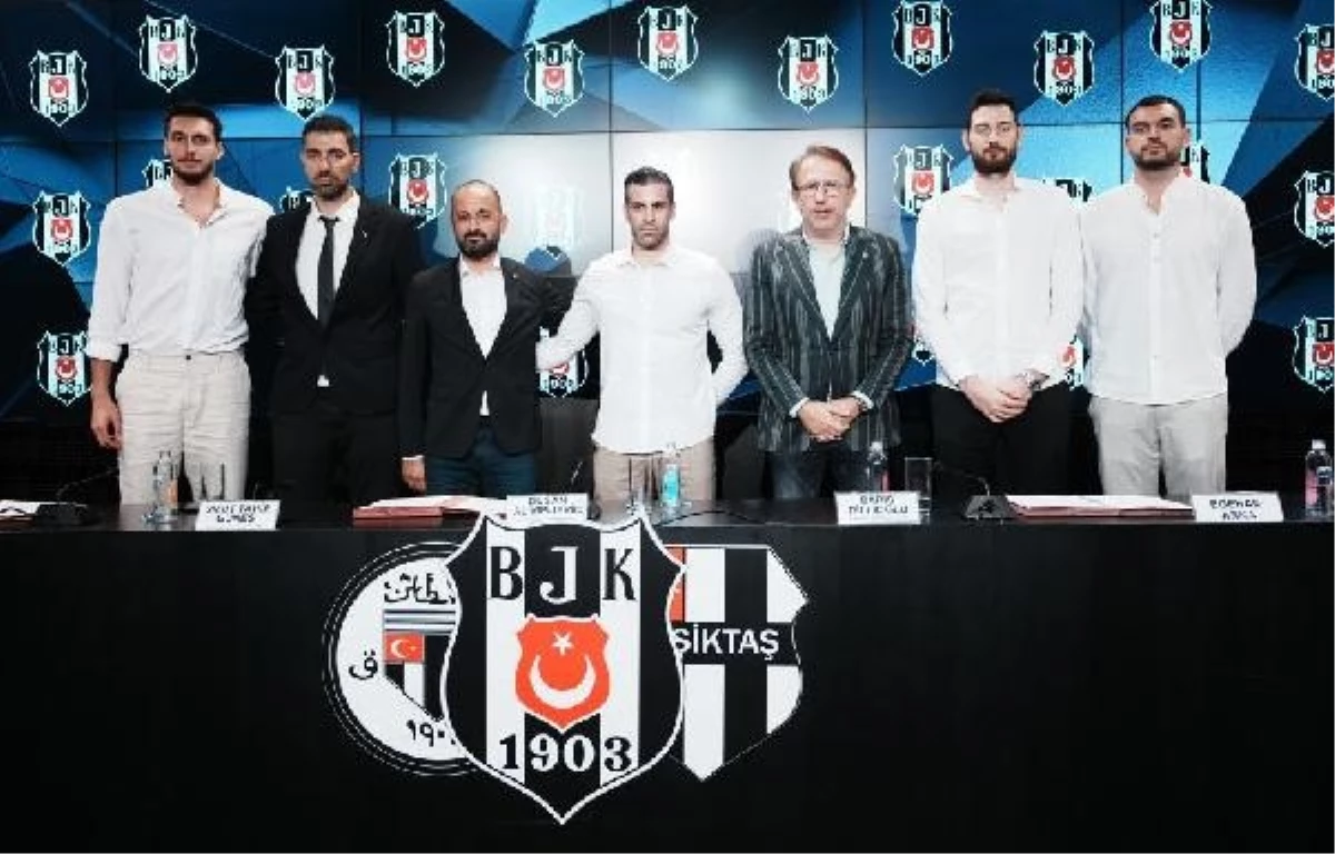 Beşiktaş Erkek Basketbol Takımı\'nın yeni transferleri için imza töreni düzenlendi