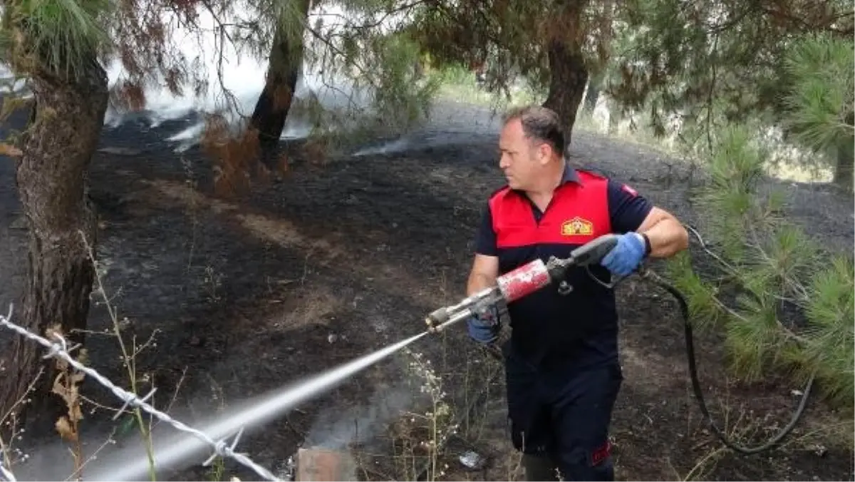 Keşan\'da Sanayi Sitesinde Yangın Çıktı