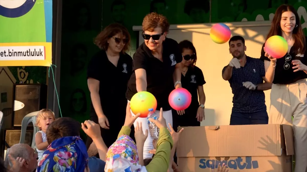 Kahramanmaraş'ta depremzedeler için çocuk etkinliği düzenlendi