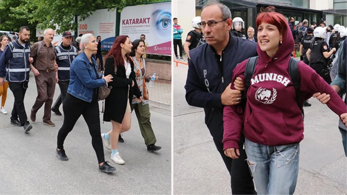 Eskişehir\'de LGBTİ Yürüyüşüne İzinsiz Katılan 18 Kişi Gözaltına Alındı