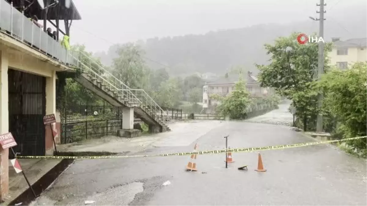 Köprü çökme riskine karşı trafiğe kapatıldı