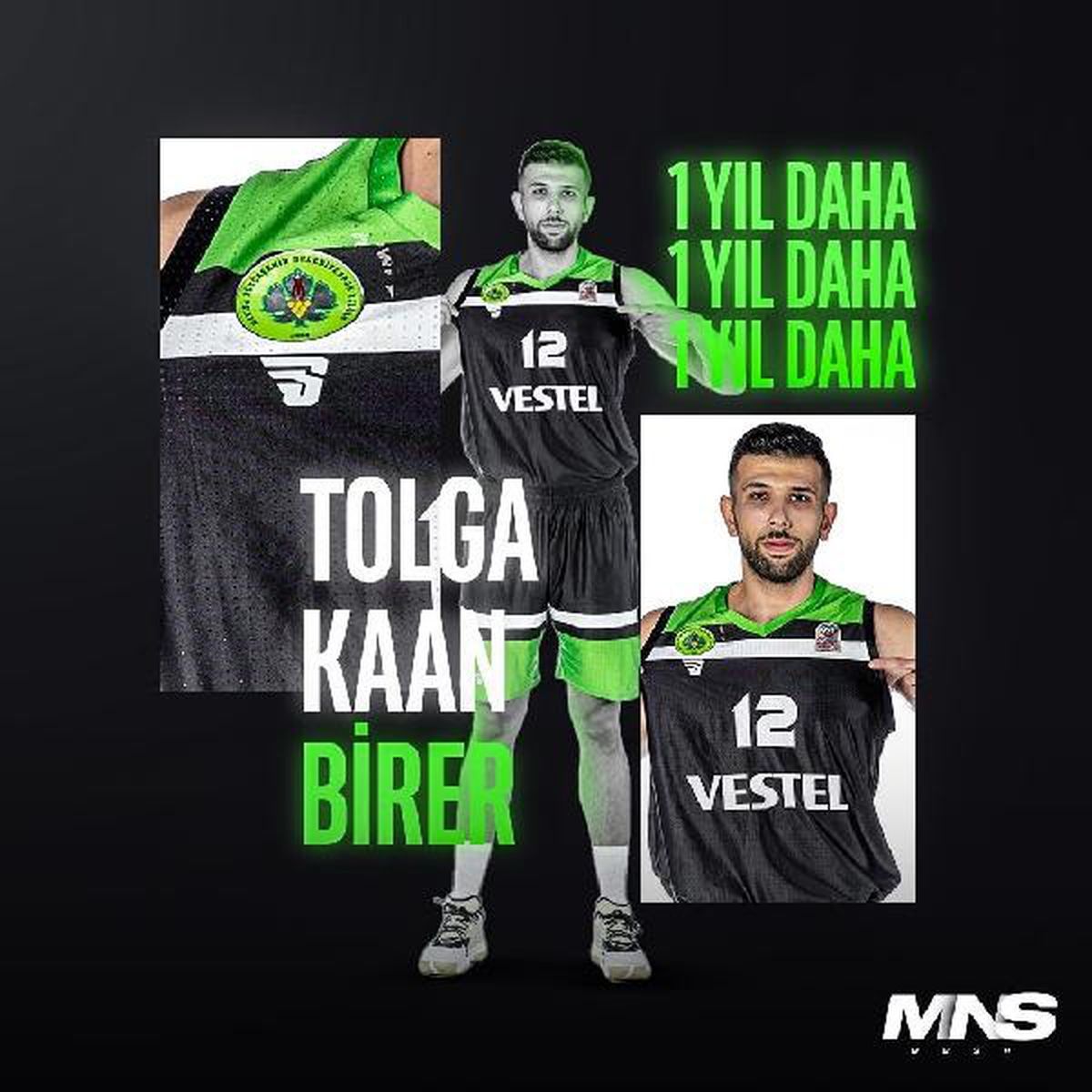 Manisa Büyükşehir Belediyespor, Tolga Kaan Birer\'i takımda tuttu