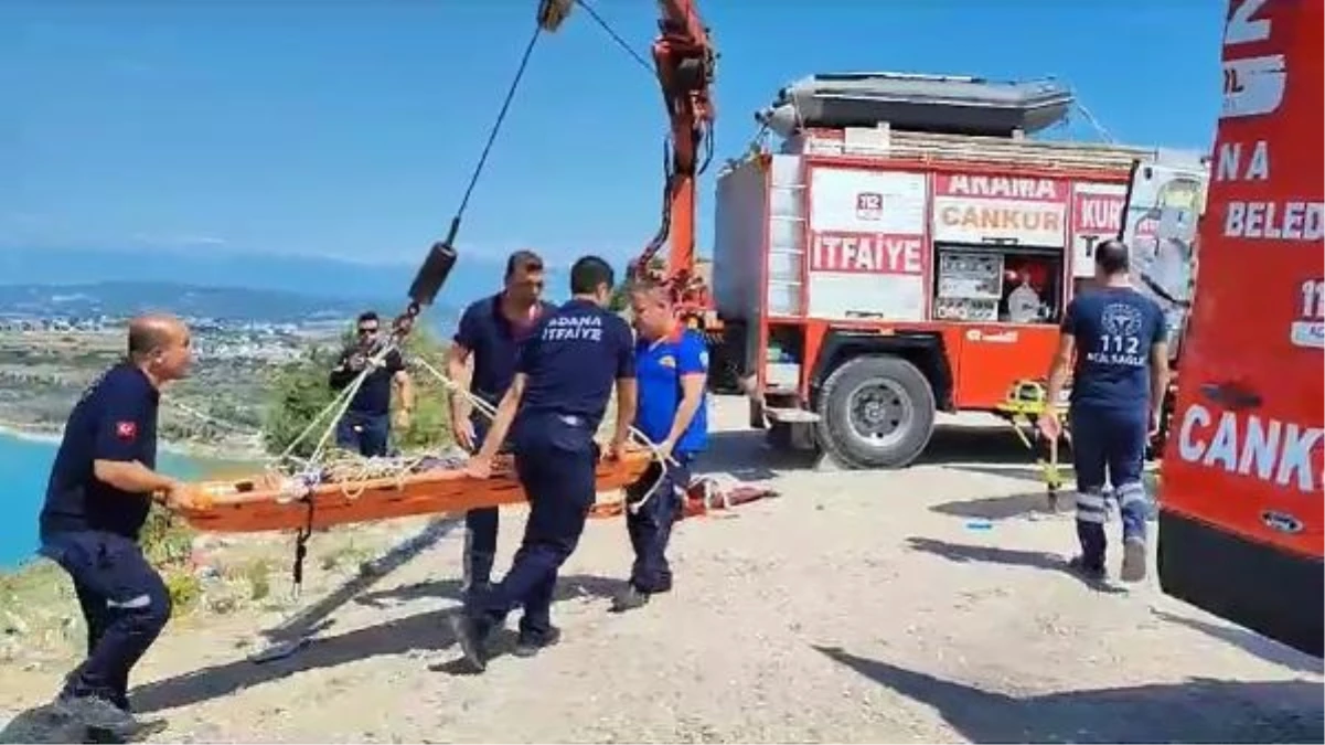 Adana\'da Yamaç Paraşütçüsü Uçuruma Düştü, İtfaiye Ekipleri Kurtardı