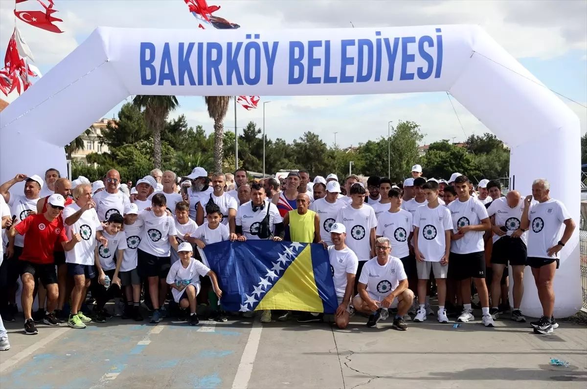 Srebrenitsa Soykırımı Anma Koşusu Yeşilköy\'de düzenlendi