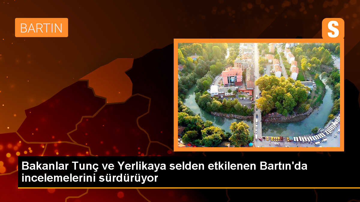 Adalet ve İçişleri Bakanları Bartın\'da Sel Mağdurlarını Ziyaret Etti