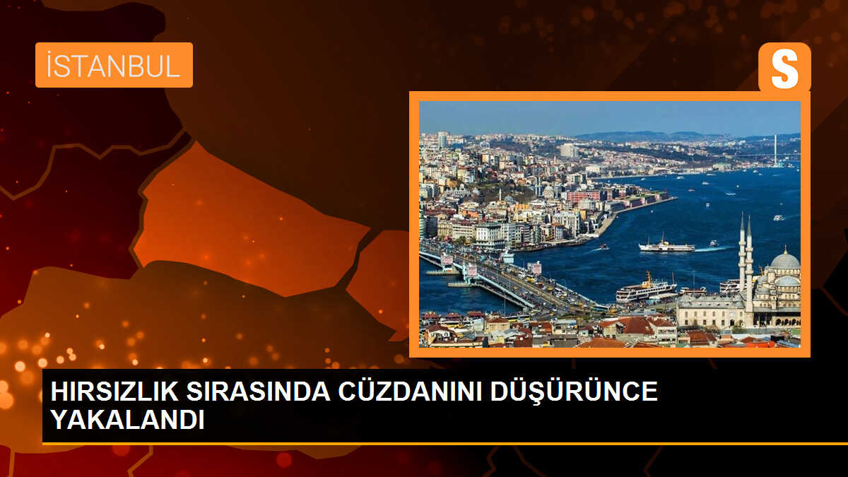 Hırsızlık Yapan Şüpheli Cüzdanını Düşürünce Yakalandı