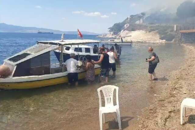 İzmir'de Aliağa ve Menderes ilçelerinde orman yangını! Vatandaşlar tahliye ediliyor