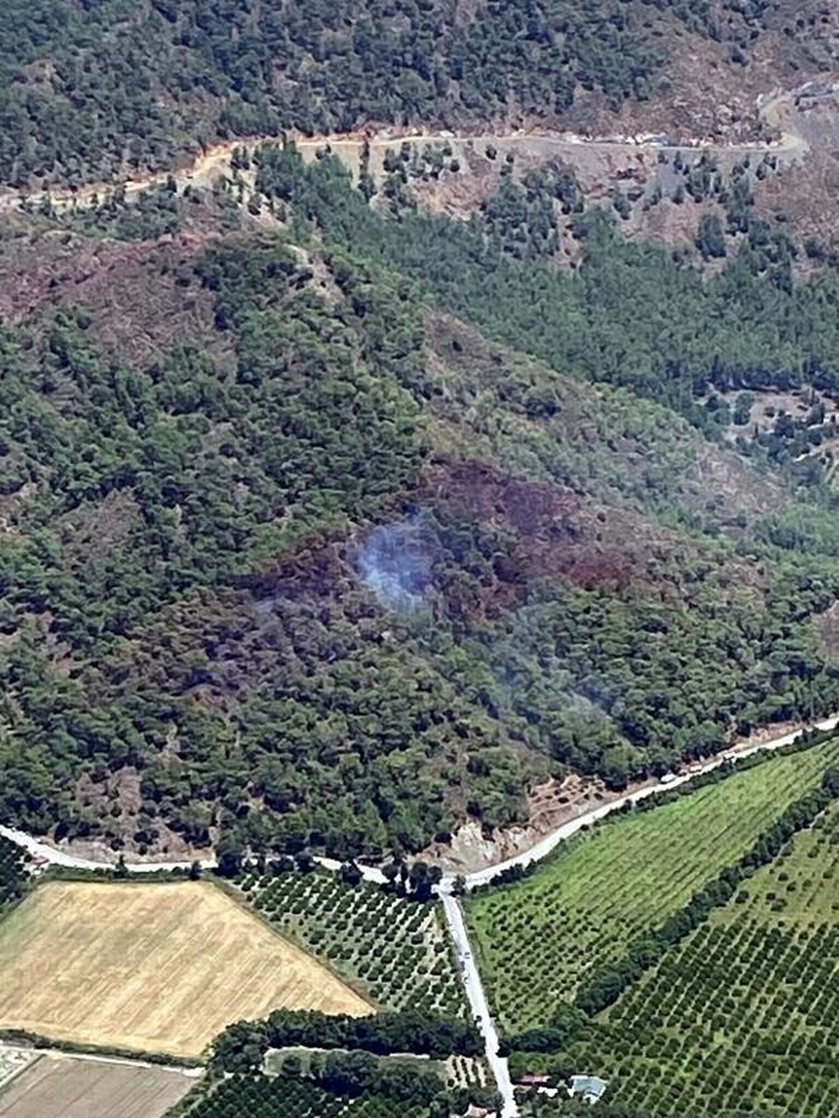 Muğla\'da çıkan orman yangını 3 saatte kontrol altına alındı